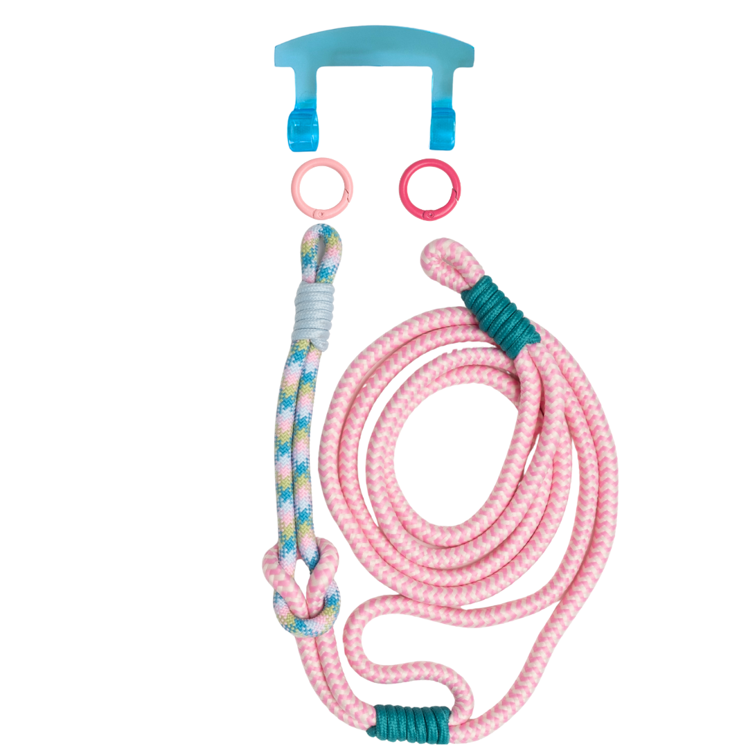 LAGOON BLOOM KNOTTED CORD + HOOK