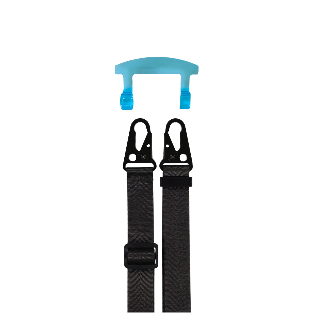 STRAP + AQUAMARINE TRANSPARENT HOOK