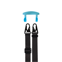 STRAP + AQUAMARINE TRANSPARENT HOOK