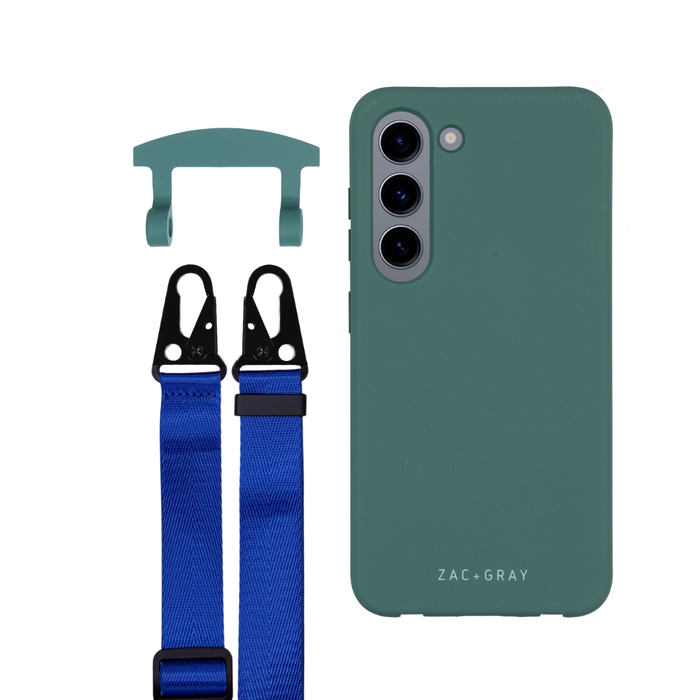 Samsung S23 TIDAL TEAL CASE + STRAP