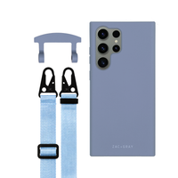 Samsung S25 Ultra BLUE FOG CASE + STRAP