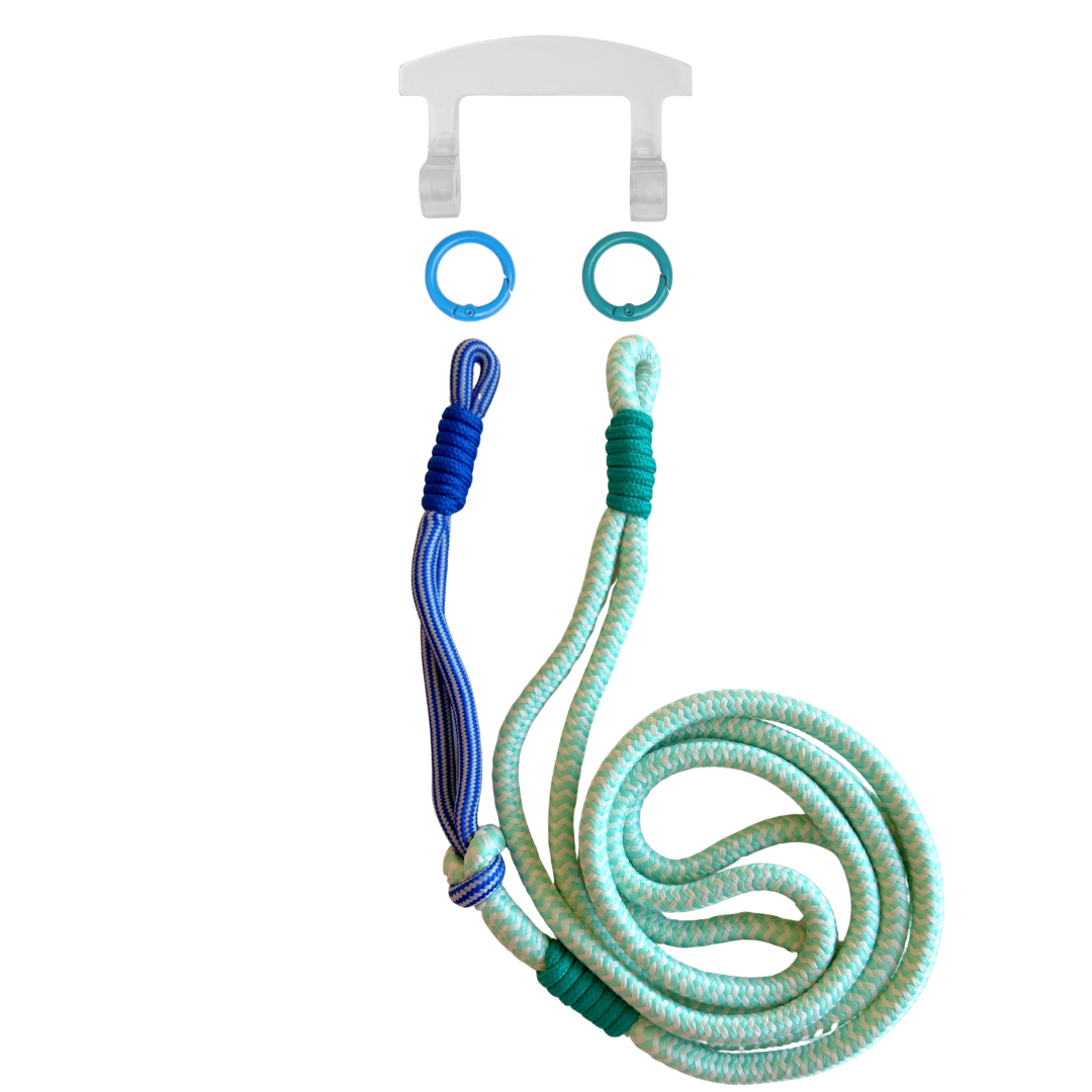 PACIFIC BLOOM KNOTTED CORD + HOOK