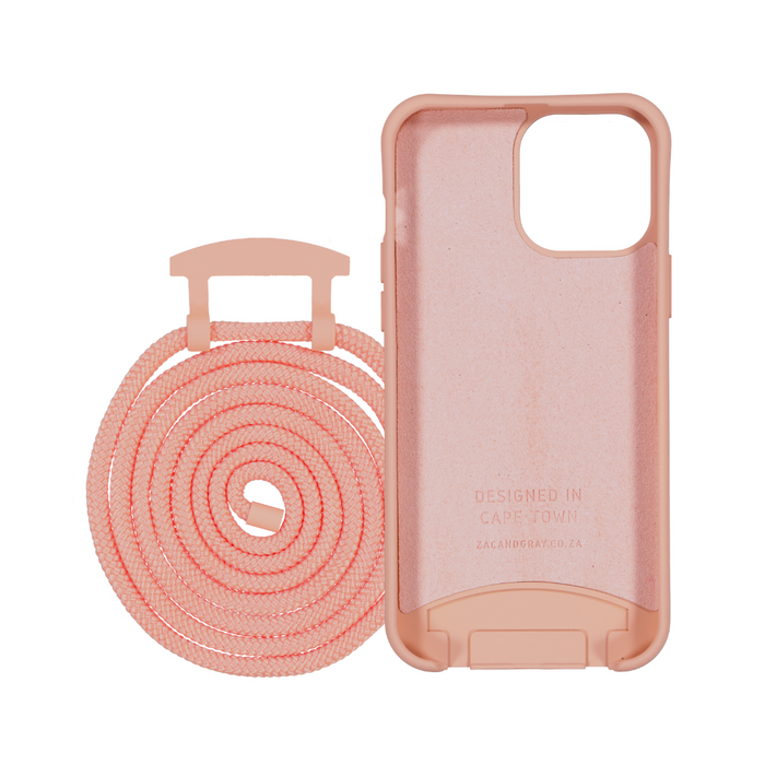 iPhone 13 mini SUNSET CORAL CASE + SUNSET CORAL CORD
