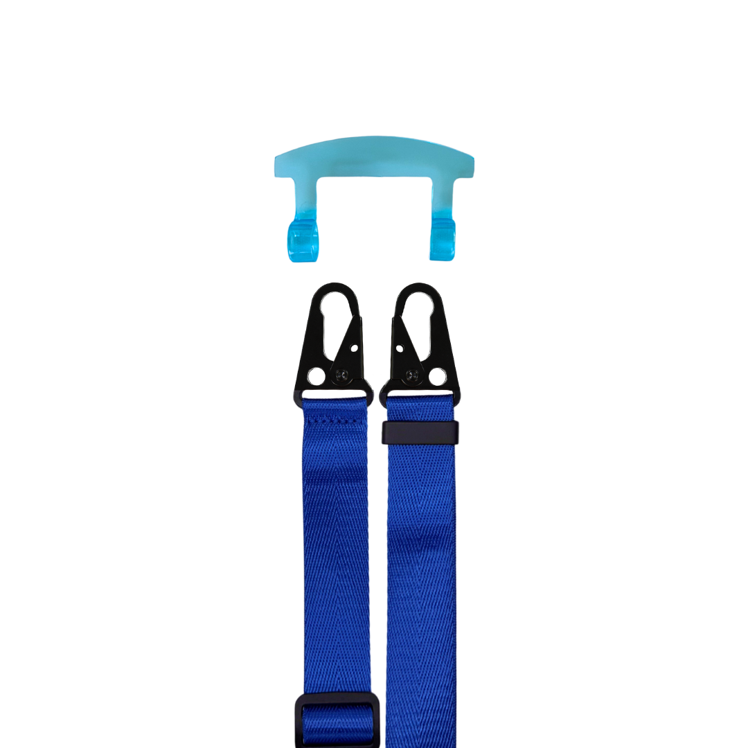 STRAP + AQUAMARINE TRANSPARENT HOOK