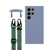 Samsung S25 Ultra BLUE FOG CASE + STRAP