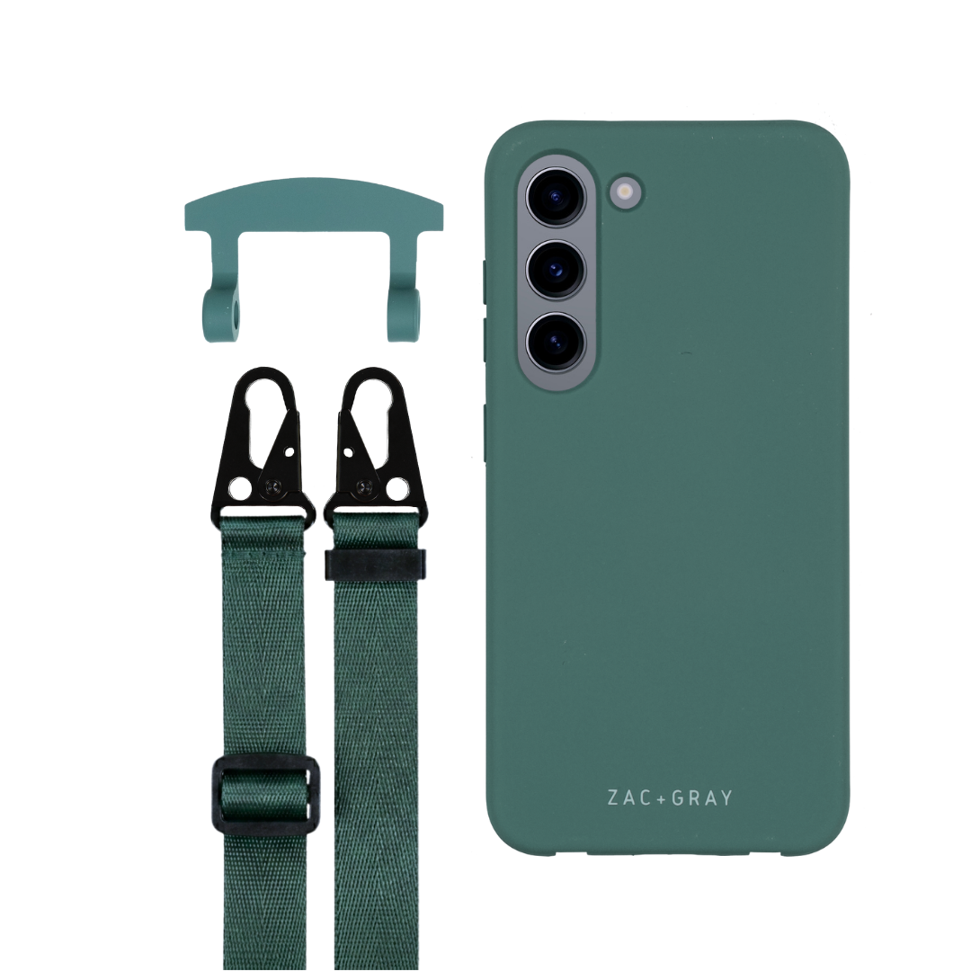 Samsung S23 TIDAL TEAL CASE + STRAP