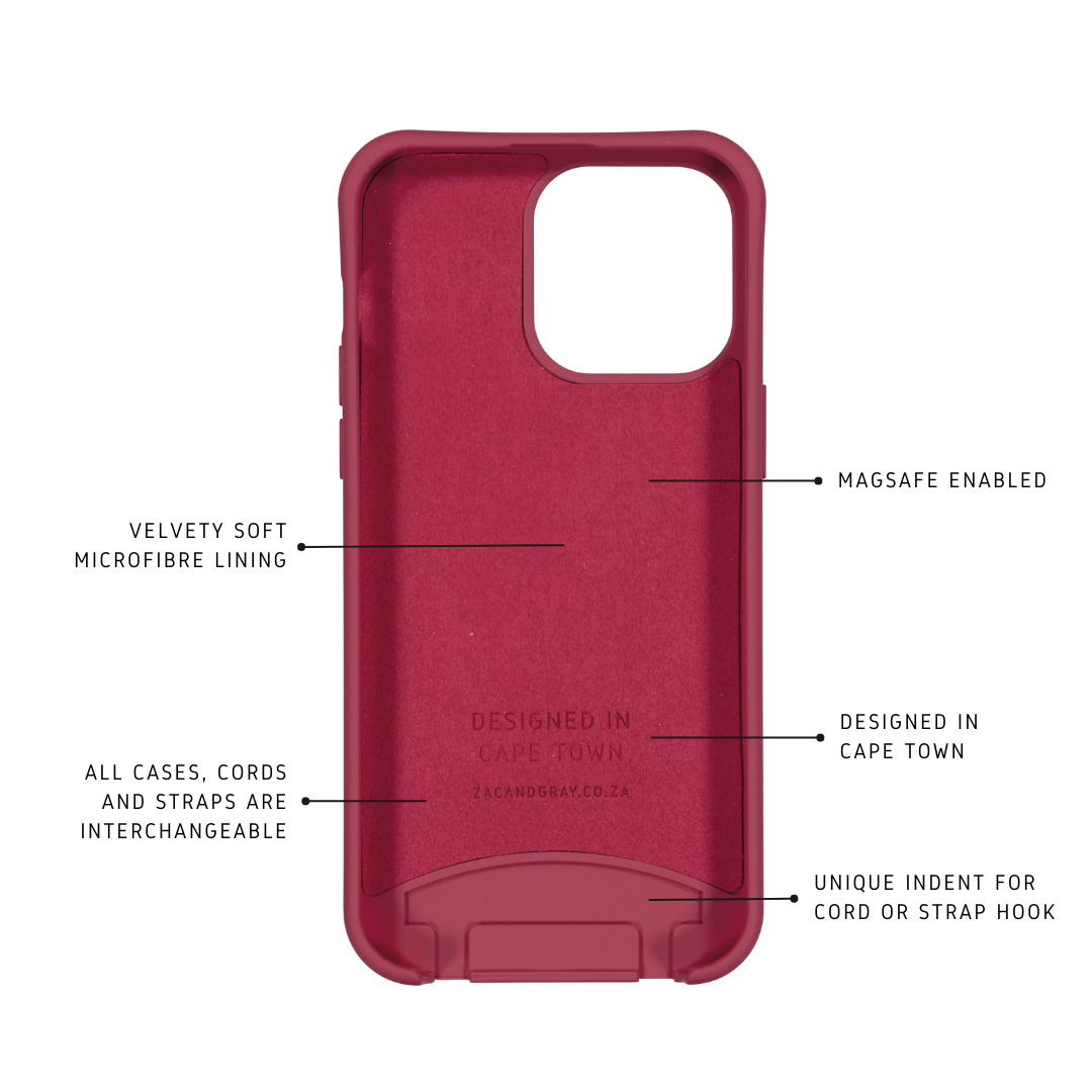 iPhone 15 Pro Max RASPBERRY RED CASE - MAGSAFE