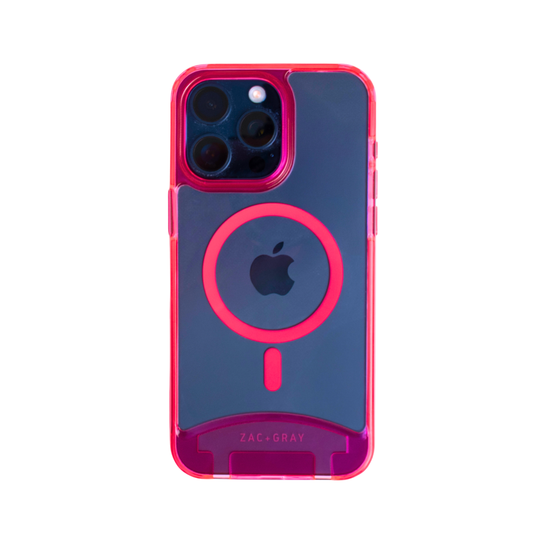 HOT PINK TRANSPARENT CASE - MAGSAFE