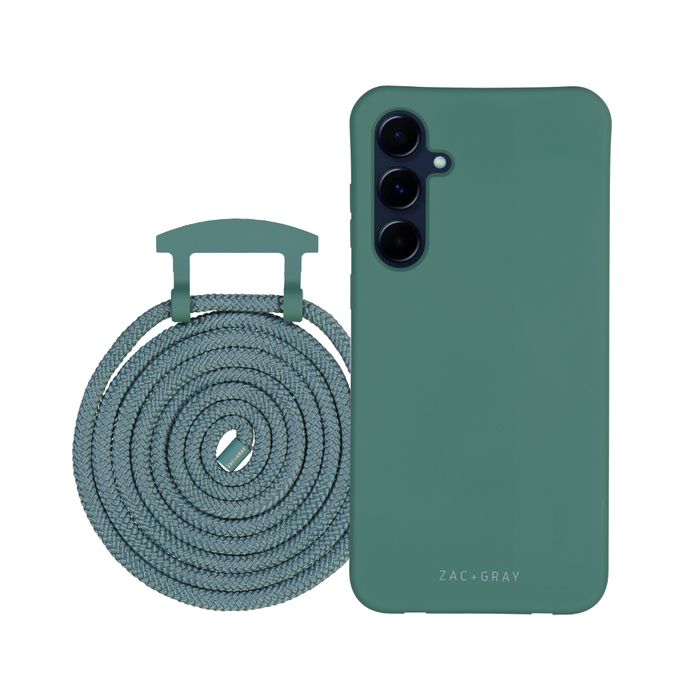 Samsung A35 and A55 TIDAL TEAL CASE + CORD