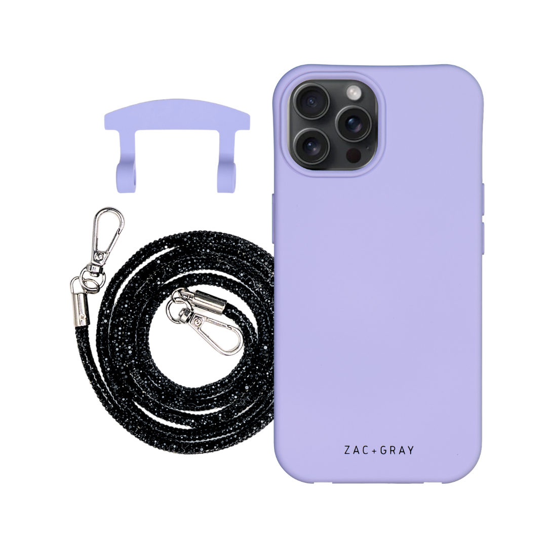 iPhone 15 Pro WISTERIA BLOOM CASE + CRYSTAL CORD