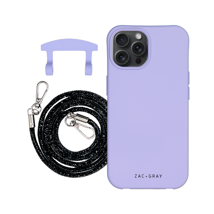 iPhone 15 Pro Max WISTERIA BLOOM CASE + CRYSTAL CORD