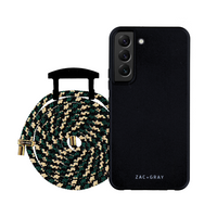 Samsung S21 Plus MIDNIGHT BLACK CASE + FOREST CORD