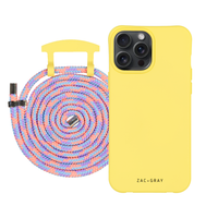 iPhone 6 / 6s / 7 / 8 / SE (2020 & 2022) SUNSHINE YELLOW CASE + CORD