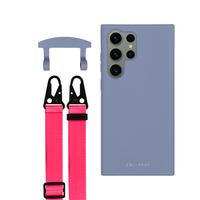 Samsung S25 Ultra BLUE FOG CASE + STRAP
