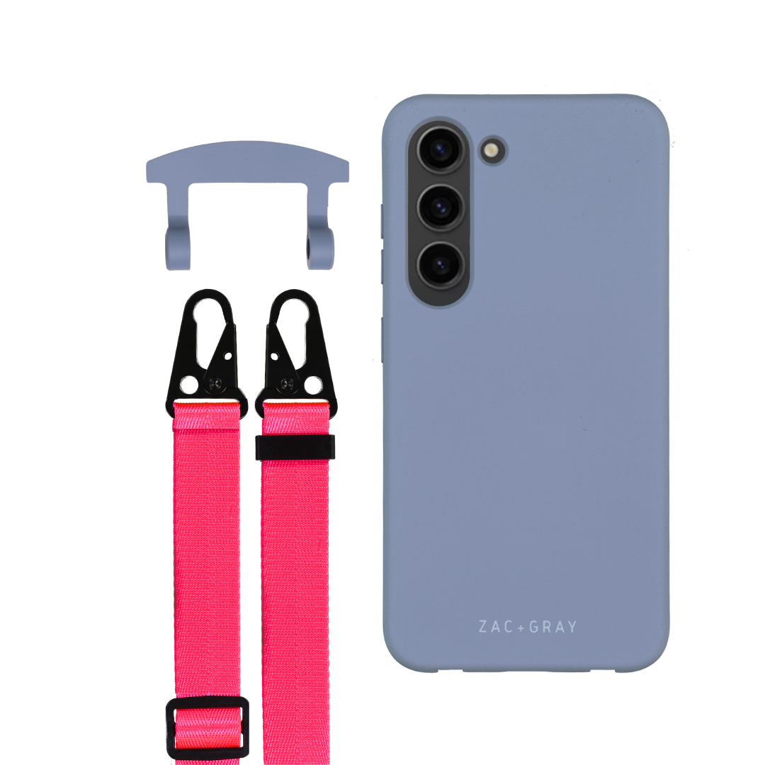 Samsung S26 Plus BLUE FOG CASE + STRAP