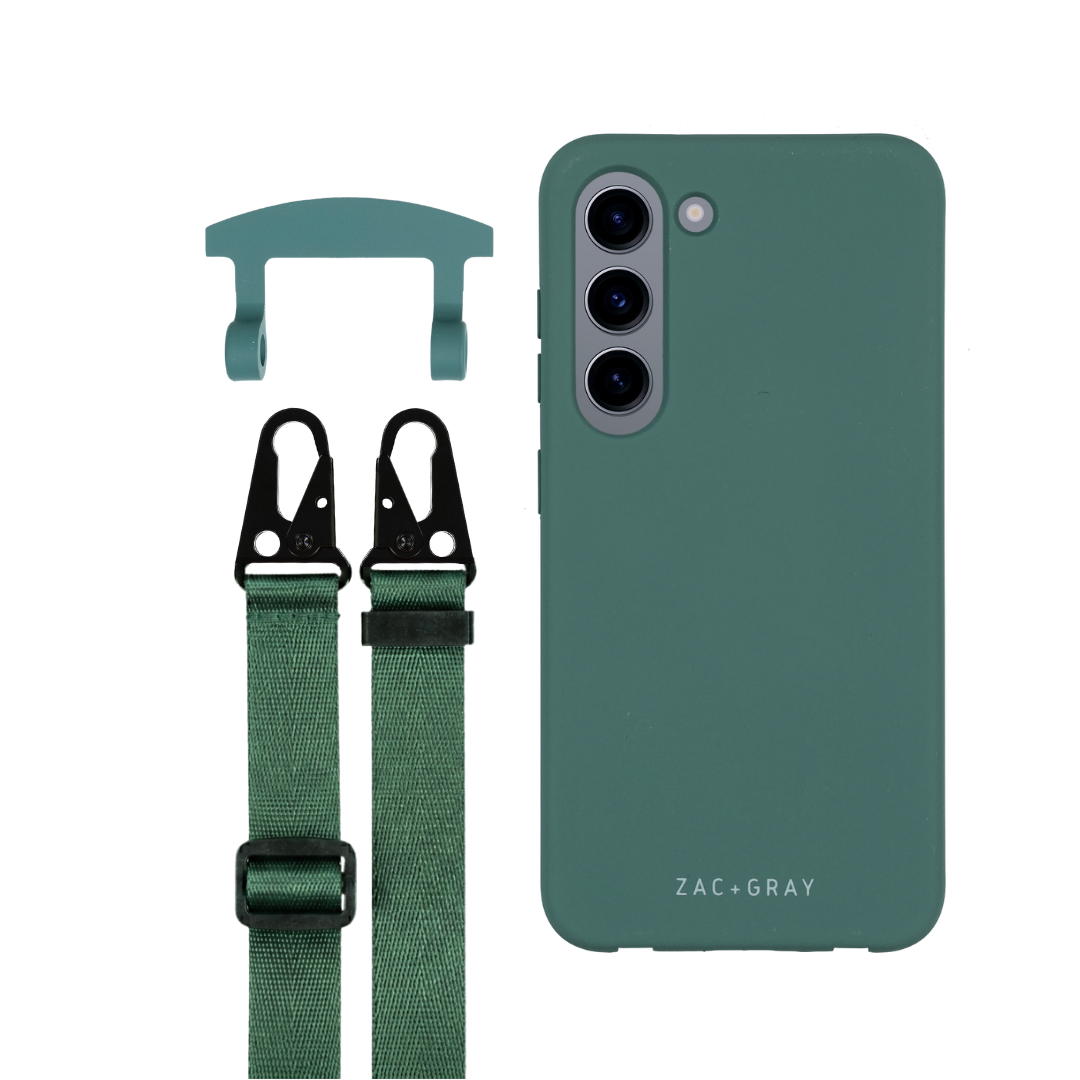 Samsung S23 TIDAL TEAL CASE + STRAP
