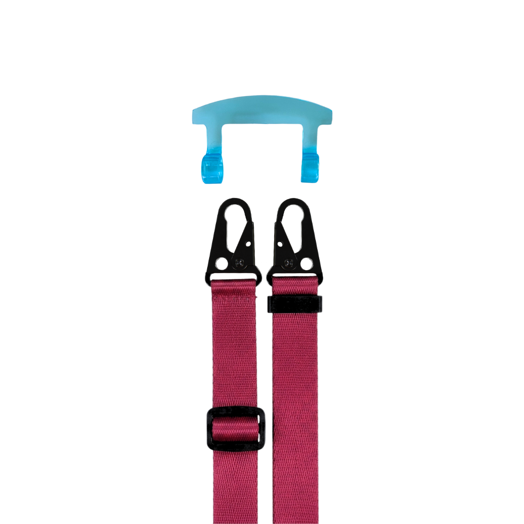 STRAP + AQUAMARINE TRANSPARENT HOOK