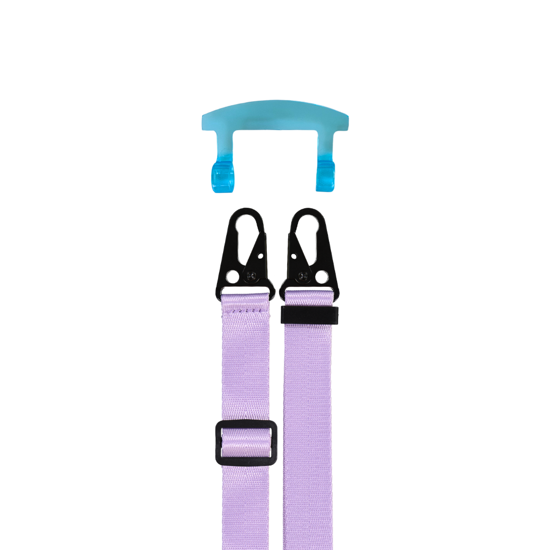 STRAP + AQUAMARINE TRANSPARENT HOOK