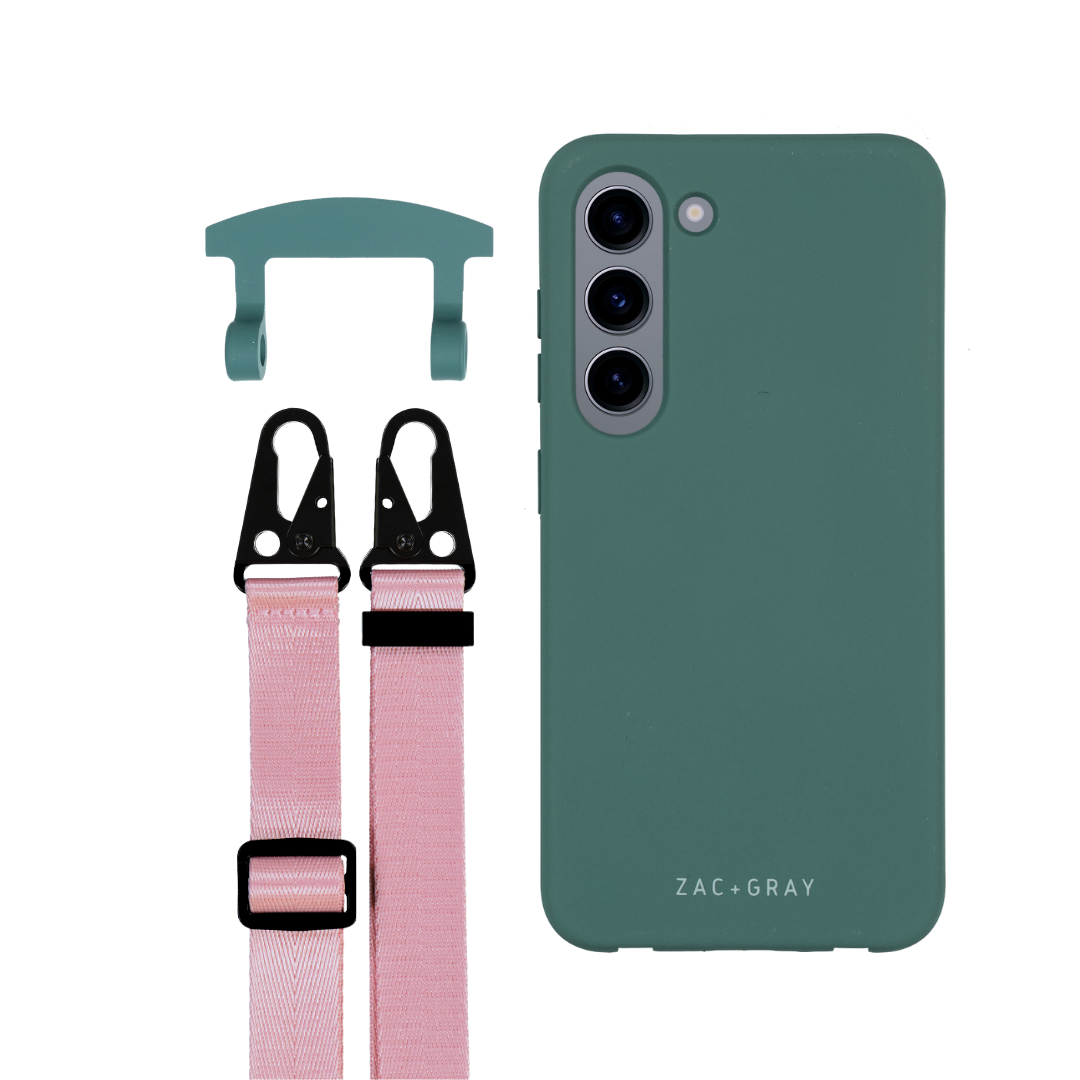 Samsung S23 TIDAL TEAL CASE + STRAP