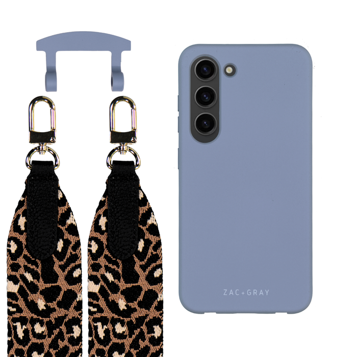 Samsung S26 BLUE FOG CASE + PATTERNED STRAP