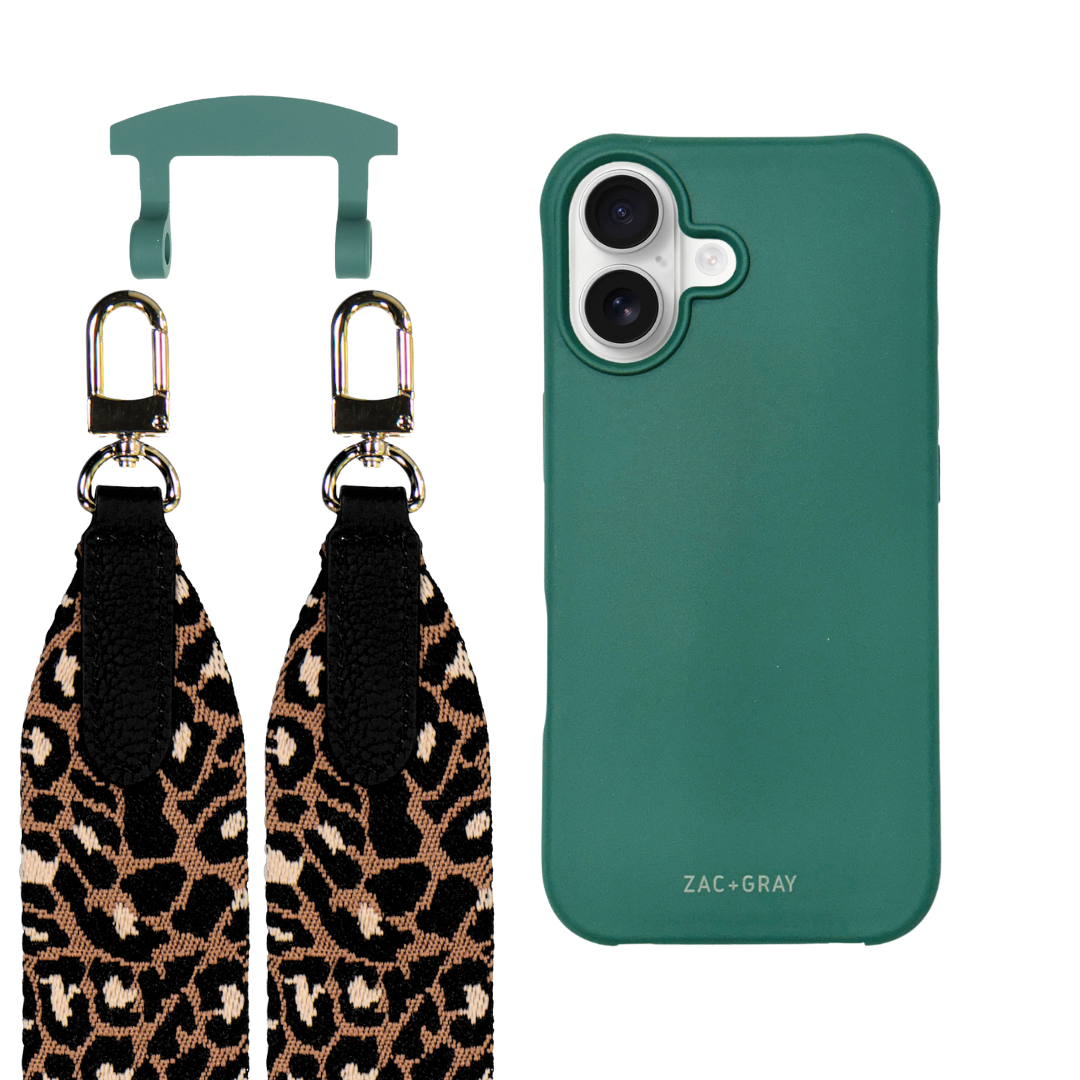 iPhone 17 TIDAL TEAL CASE + PATTERNED STRAP