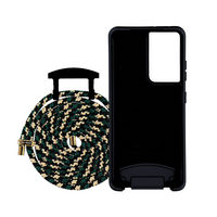 Samsung S20 MIDNIGHT BLACK CASE + FOREST CORD