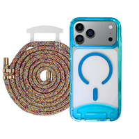 iPhone 17 Pro AQUAMARINE TRANSPARENT CASE + CORD