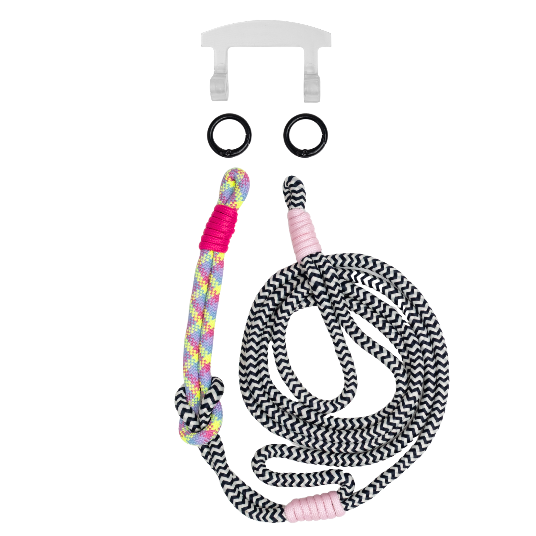 ELECTRIC BLOOM KNOTTED CORD + HOOK