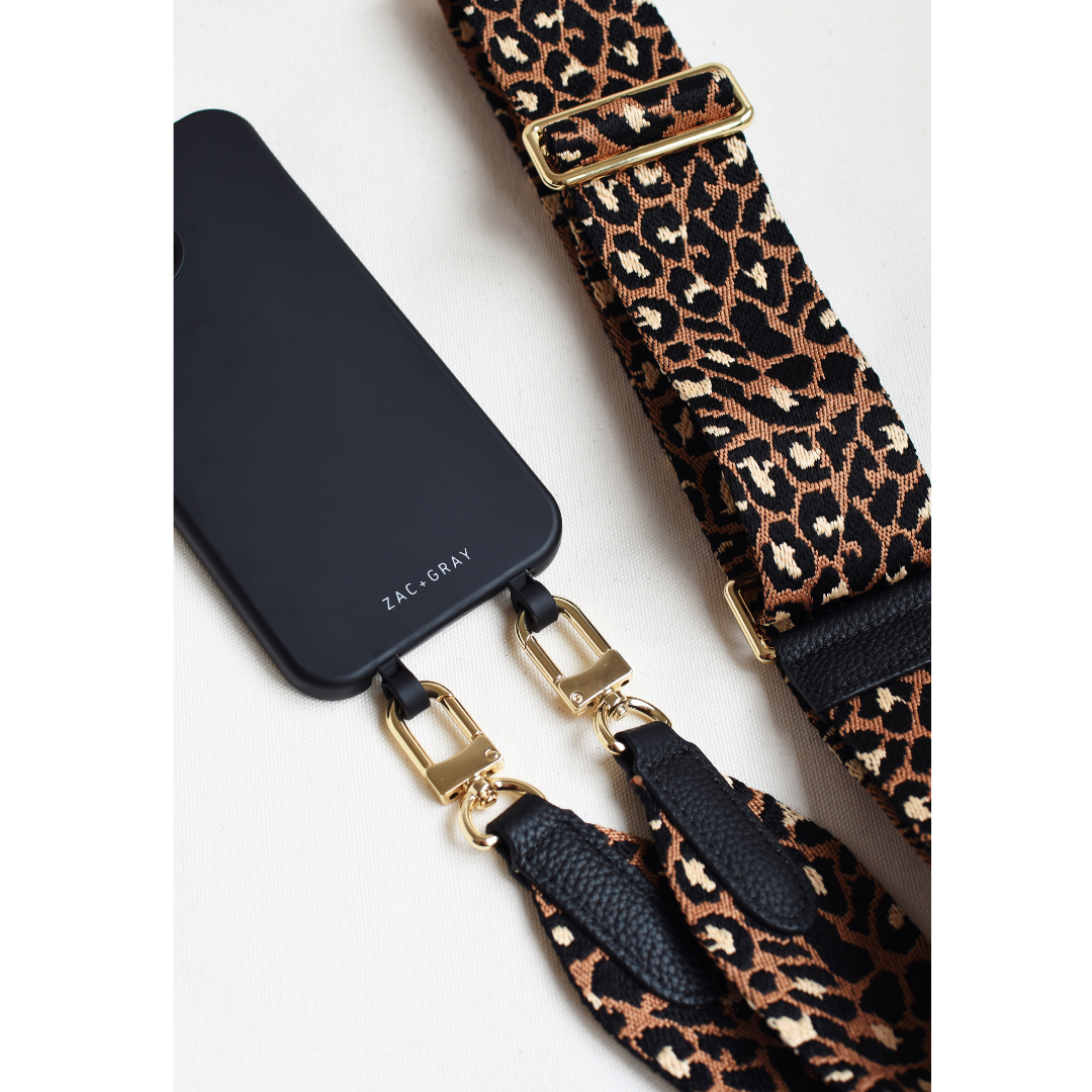 PATTERNED STRAP + MIDNIGHT BLACK HOOK
