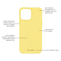 iPhone 14 SUNSHINE YELLOW CASE + MIDNIGHT BLACK STRAP