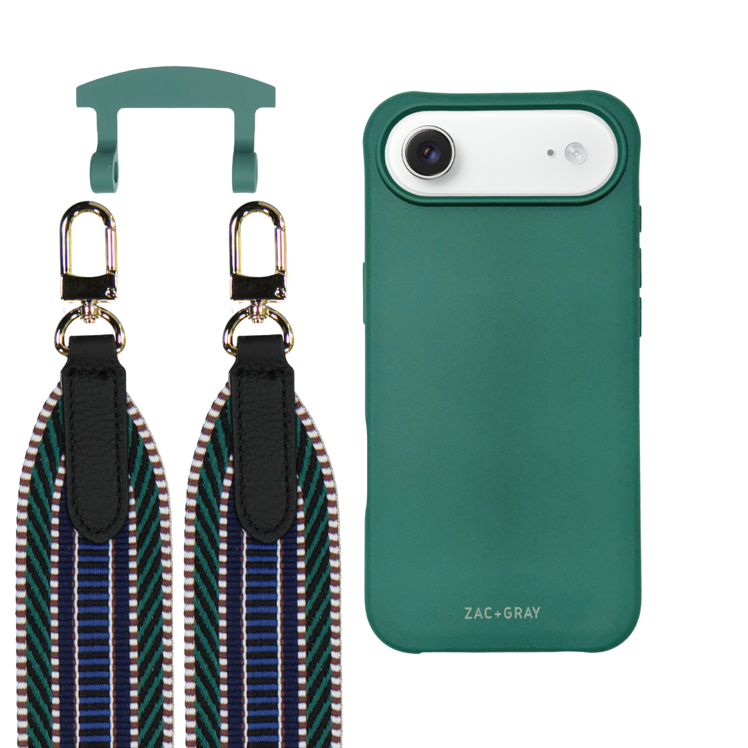 iPhone 17 Air TIDAL TEAL CASE + PATTERNED STRAP