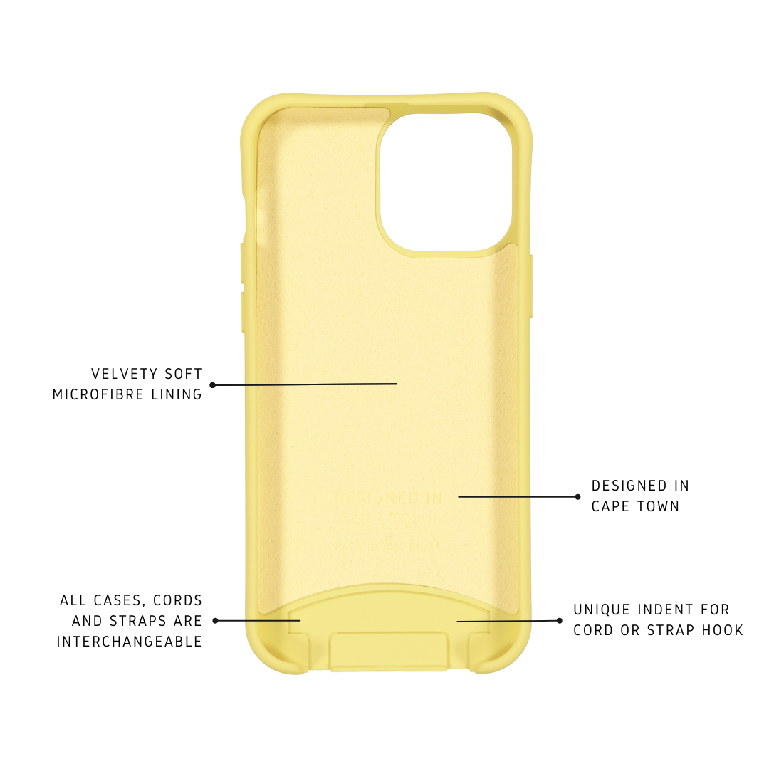 iPhone 13 SUNSHINE YELLOW CASE + MIDNIGHT BLACK STRAP