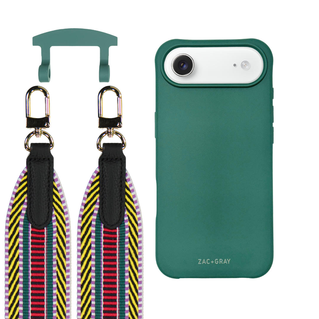 iPhone 17 Air TIDAL TEAL CASE + PATTERNED STRAP