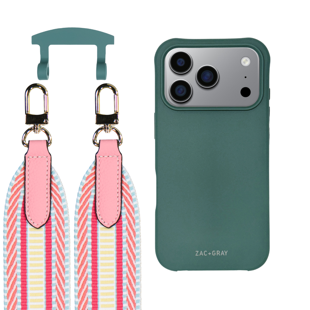iPhone 17 Pro TIDAL TEAL CASE + PATTERNED STRAP