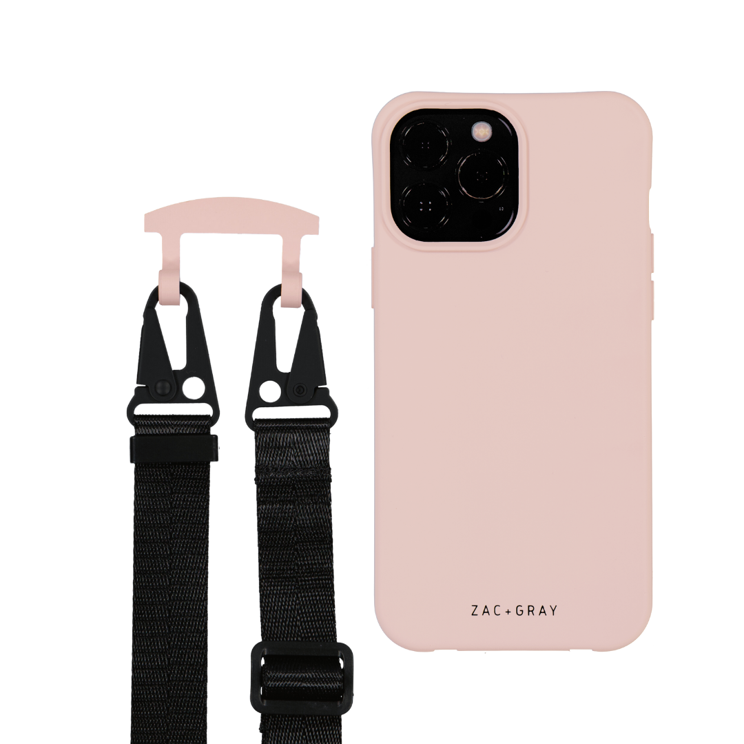 iPhone 15 Pro ROSÉ PINK CASE + CORD - MAGSAFE