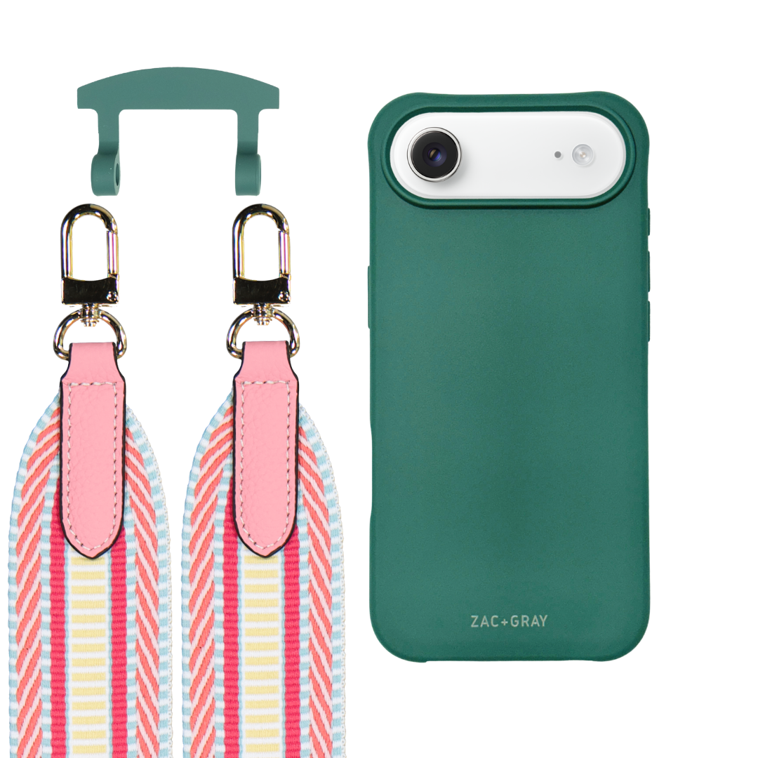 iPhone 17 Air TIDAL TEAL CASE + PATTERNED STRAP