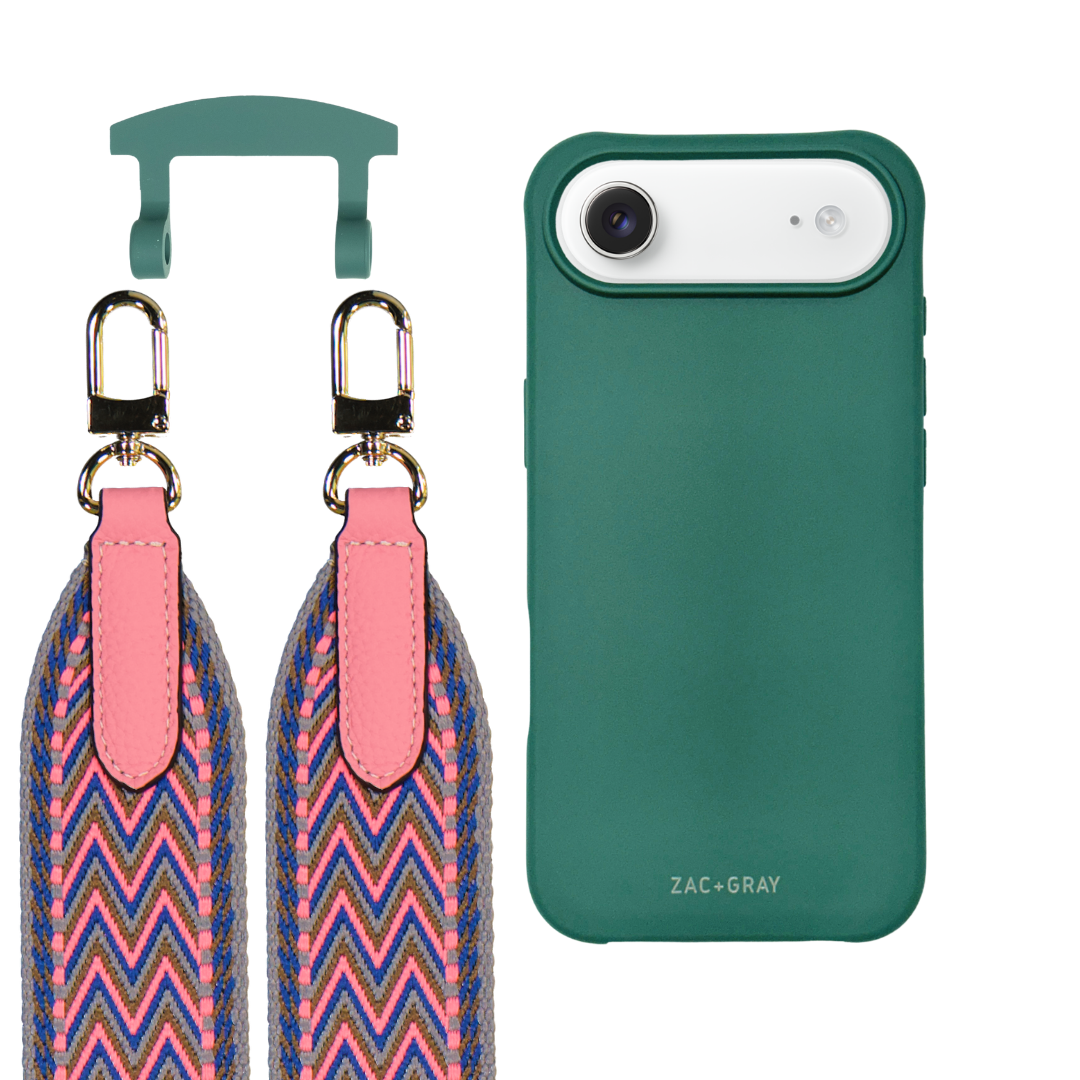 iPhone 17 Air TIDAL TEAL CASE + PATTERNED STRAP