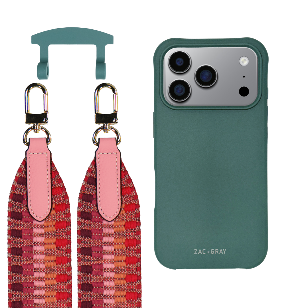 iPhone 17 Pro TIDAL TEAL CASE + PATTERNED STRAP