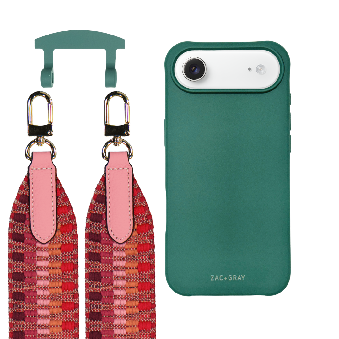 iPhone 17 Air TIDAL TEAL CASE + PATTERNED STRAP