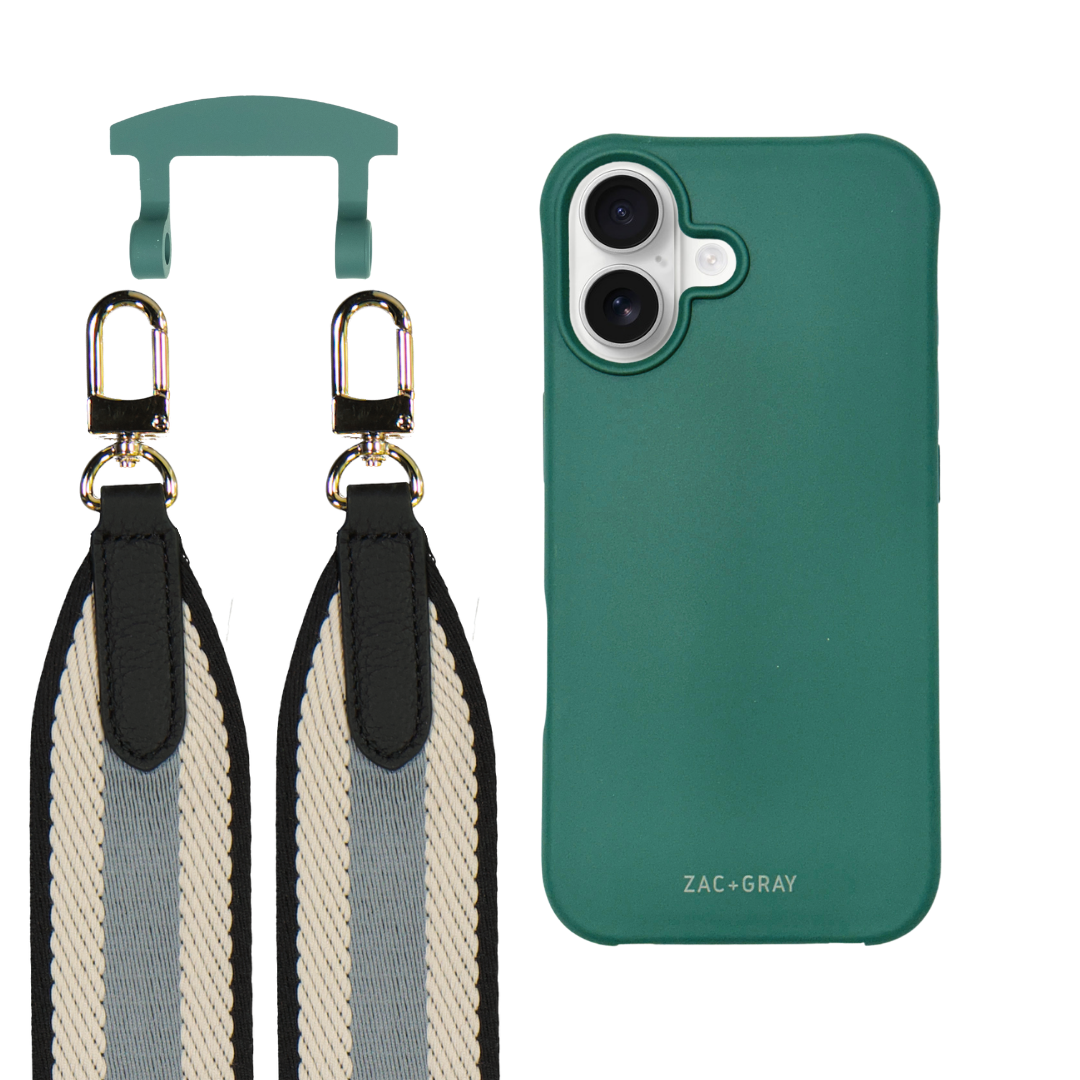 iPhone 17 TIDAL TEAL CASE + PATTERNED STRAP