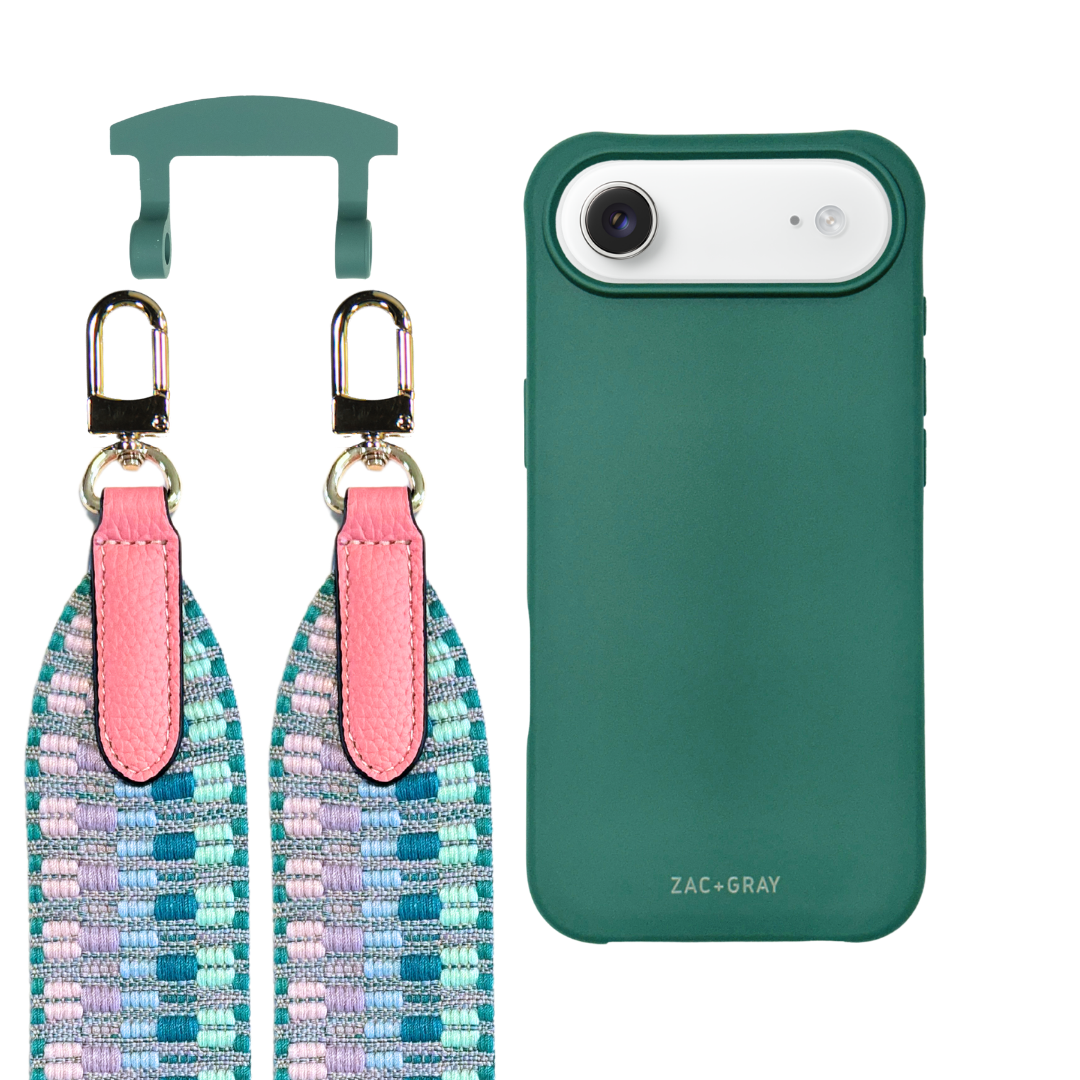 iPhone 17 Air TIDAL TEAL CASE + PATTERNED STRAP