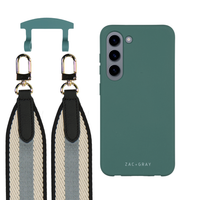 Samsung S23 TIDAL TEAL CASE + PATTERNED STRAP