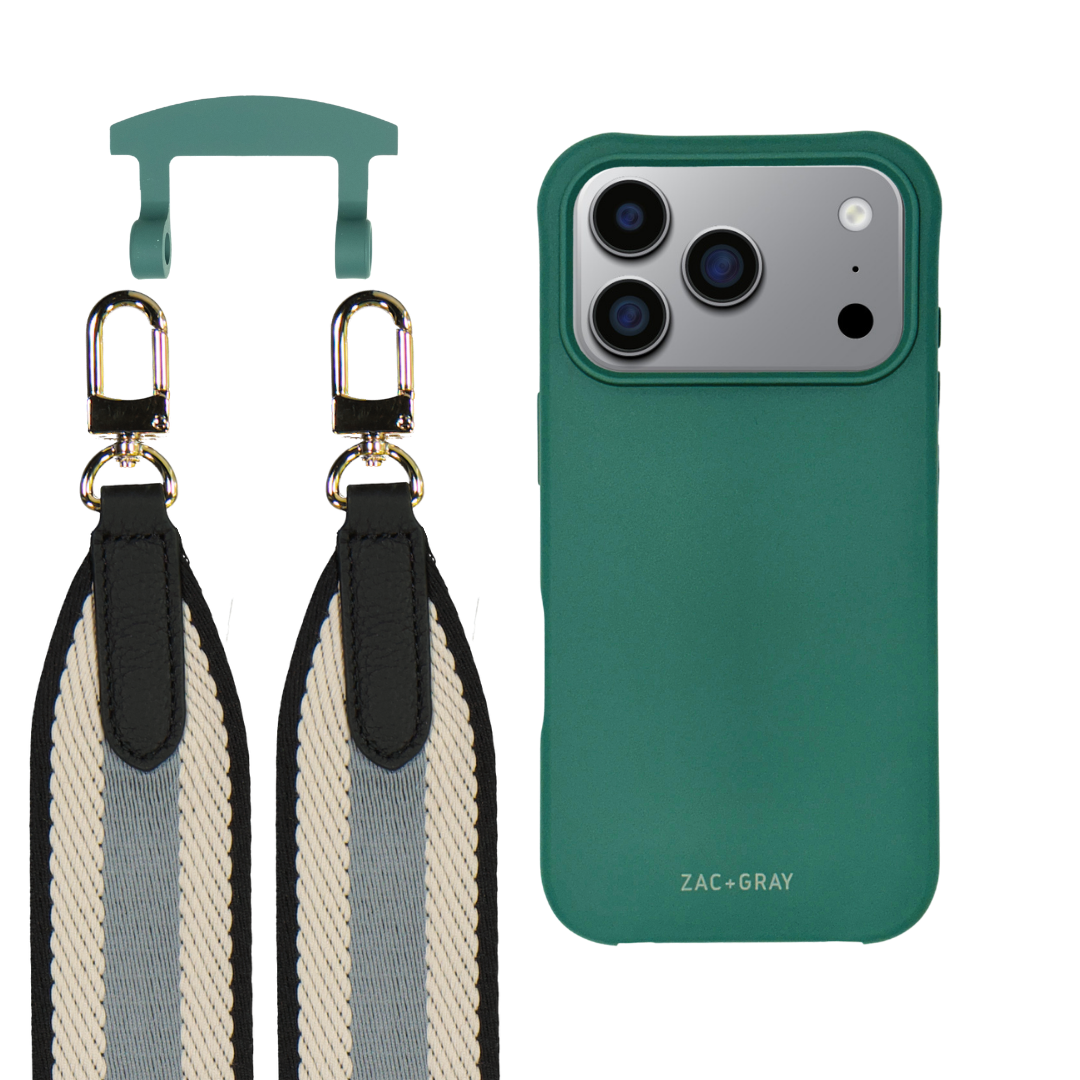 iPhone 17 Pro Max TIDAL TEAL CASE + PATTERNED STRAP