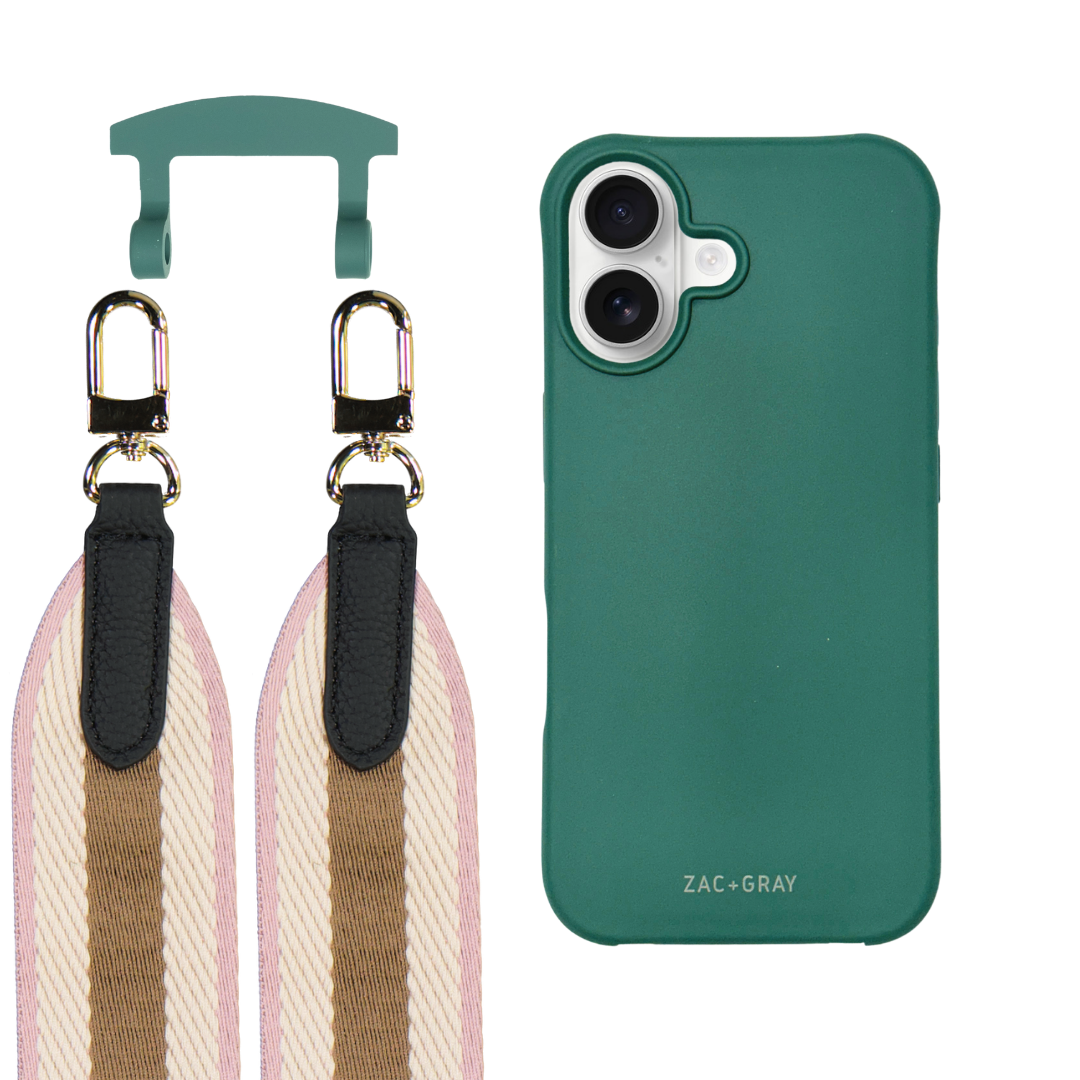 iPhone 17 TIDAL TEAL CASE + PATTERNED STRAP