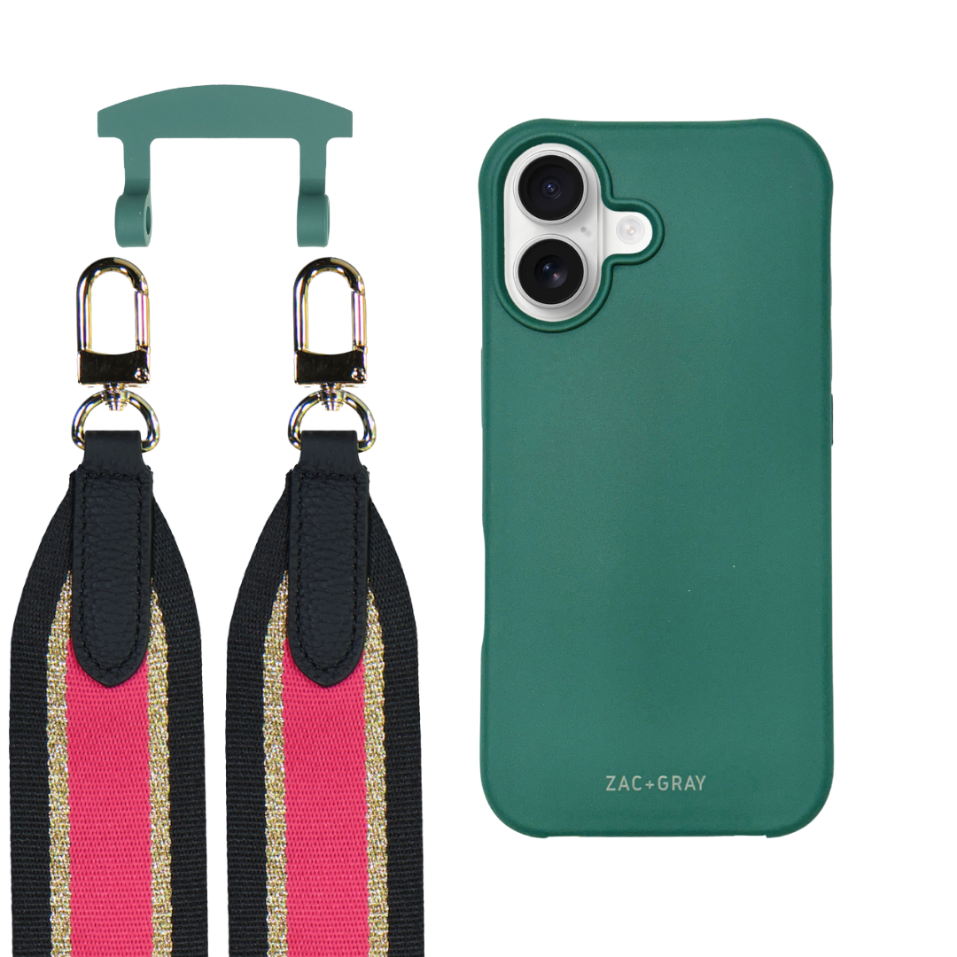 iPhone 17 TIDAL TEAL CASE + PATTERNED STRAP