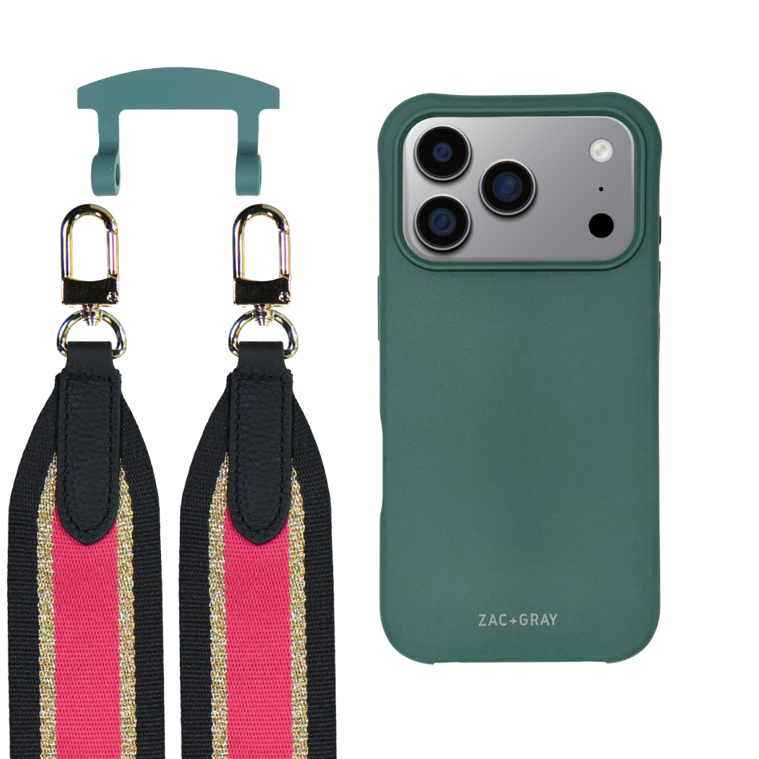 iPhone 17 Pro TIDAL TEAL CASE + PATTERNED STRAP