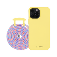 iPhone 14 SUNSHINE YELLOW CASE + CORAL REEF CORD