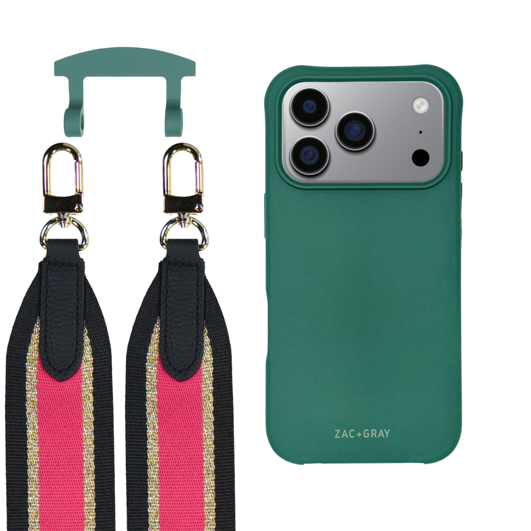 iPhone 17 Pro Max TIDAL TEAL CASE + PATTERNED STRAP