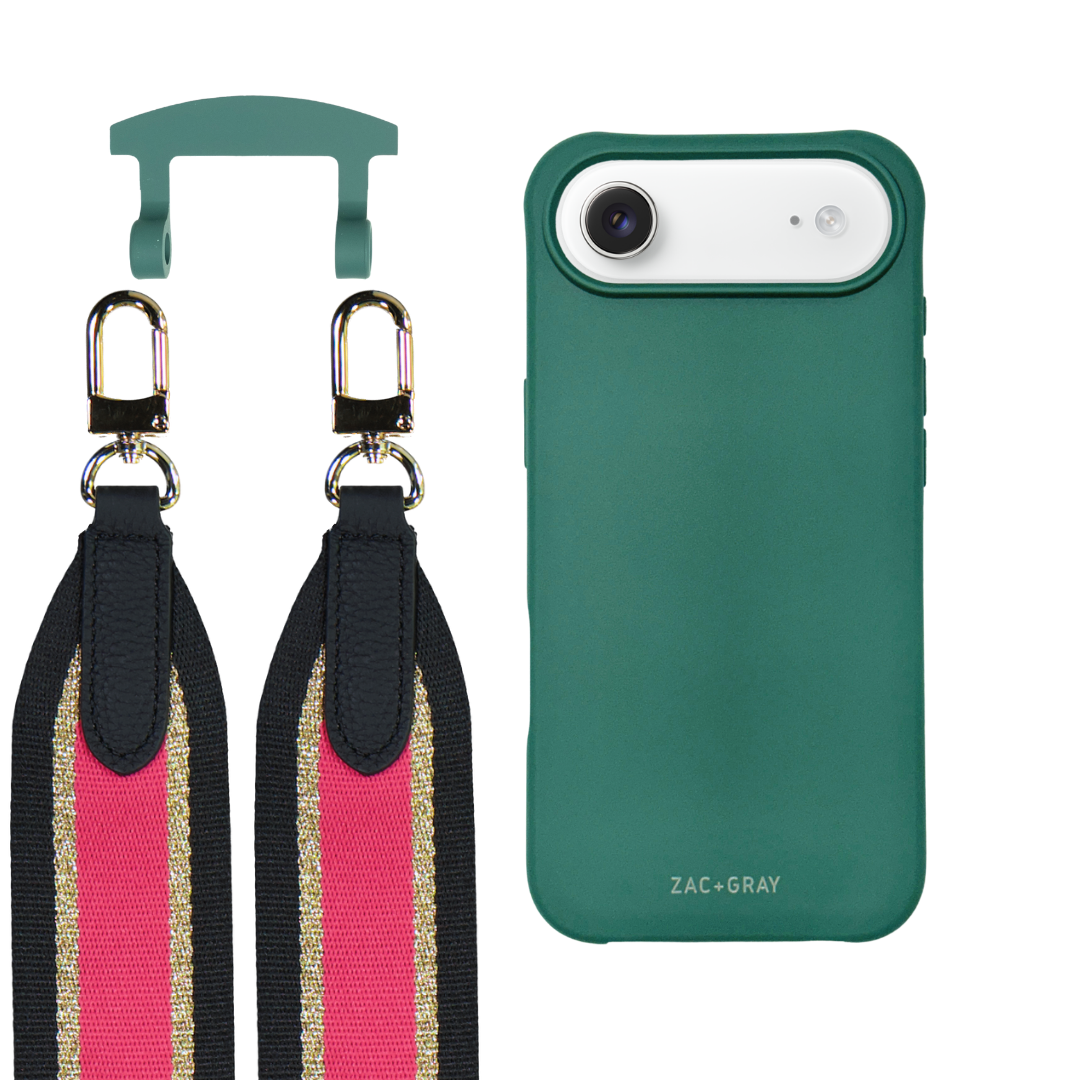 iPhone 17 Air TIDAL TEAL CASE + PATTERNED STRAP