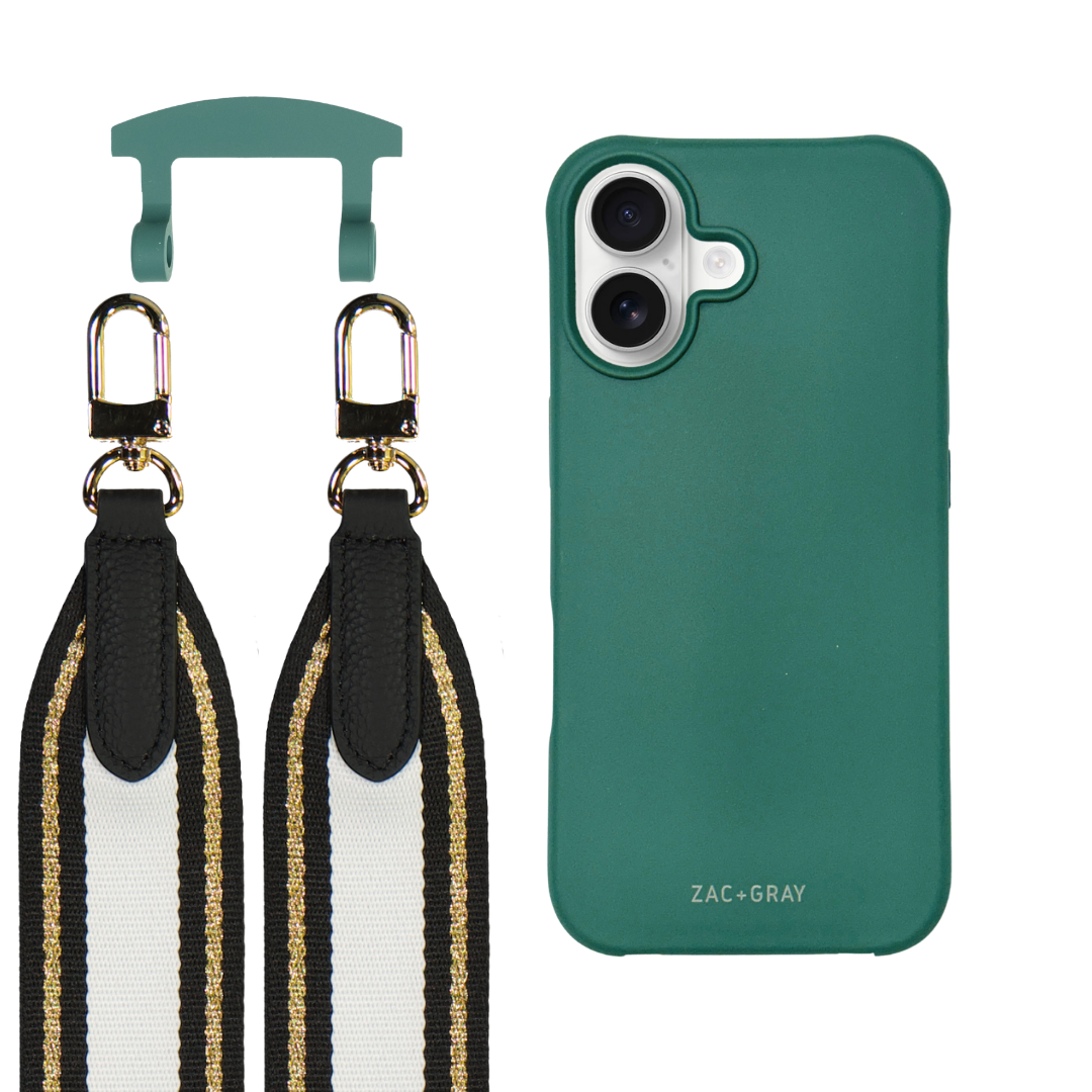 iPhone 17 TIDAL TEAL CASE + PATTERNED STRAP